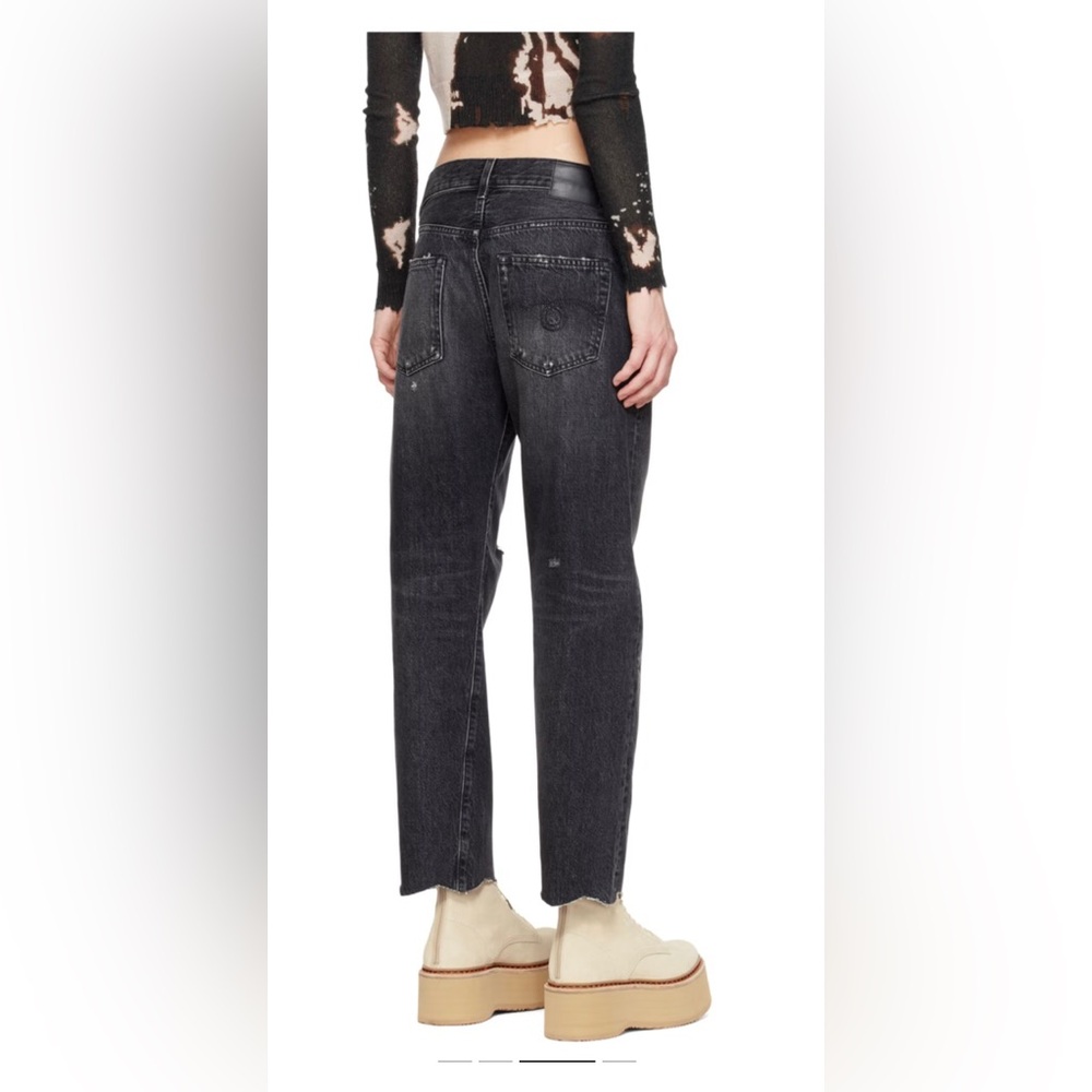 Black Distressed Women's Jeans